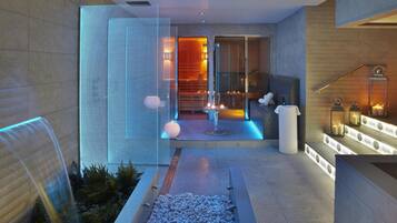 Turkish bath/hammam, hydrotherapy, aromatherapy, massages