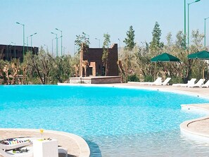 Outdoor pool - Appart Hotel Oliva (Marrakech)
