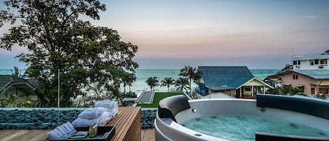 Villa Luxe, piscine privée | Balcon