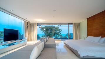 Premium bedding, pillow-top beds, free minibar items, in-room safe