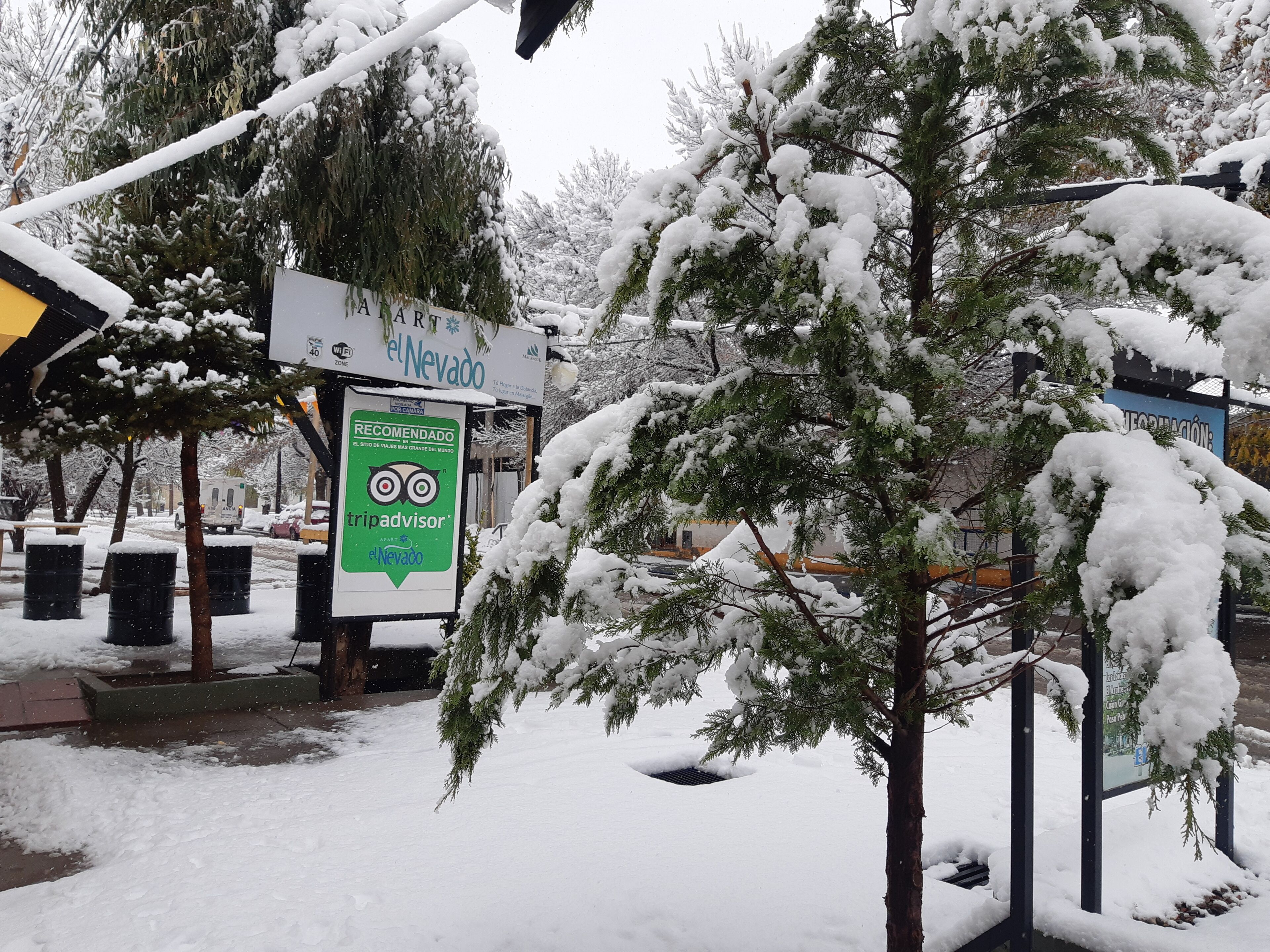 Vista frontal de la propiedad