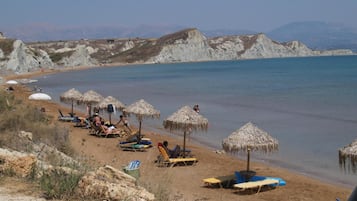 Vlak bij het strand