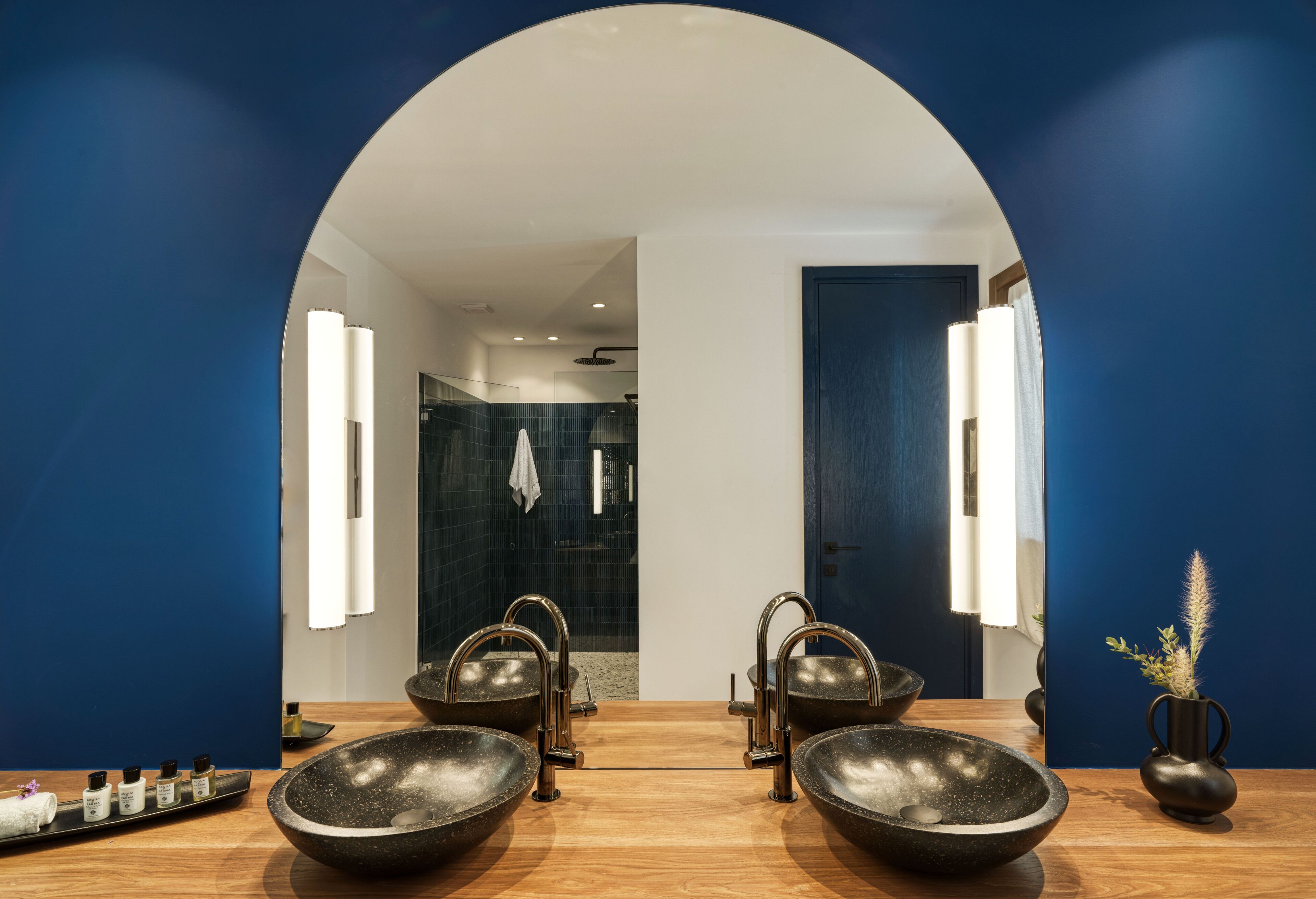 Paradise Villa with Private Pool and Spa Bath | Bathroom | Shower, designer toiletries, hair dryer, bathrobes