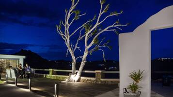 Blick von der Unterkunft