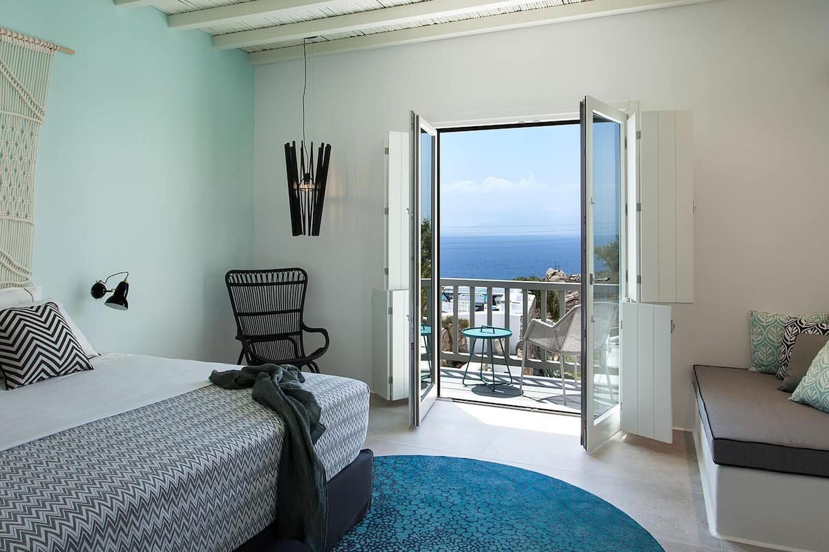 Panorama Sea View Suite | Hochwertige Bettwaren, Minibar, Zimmersafe, individuell dekoriert