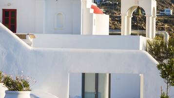 Blick von der Unterkunft