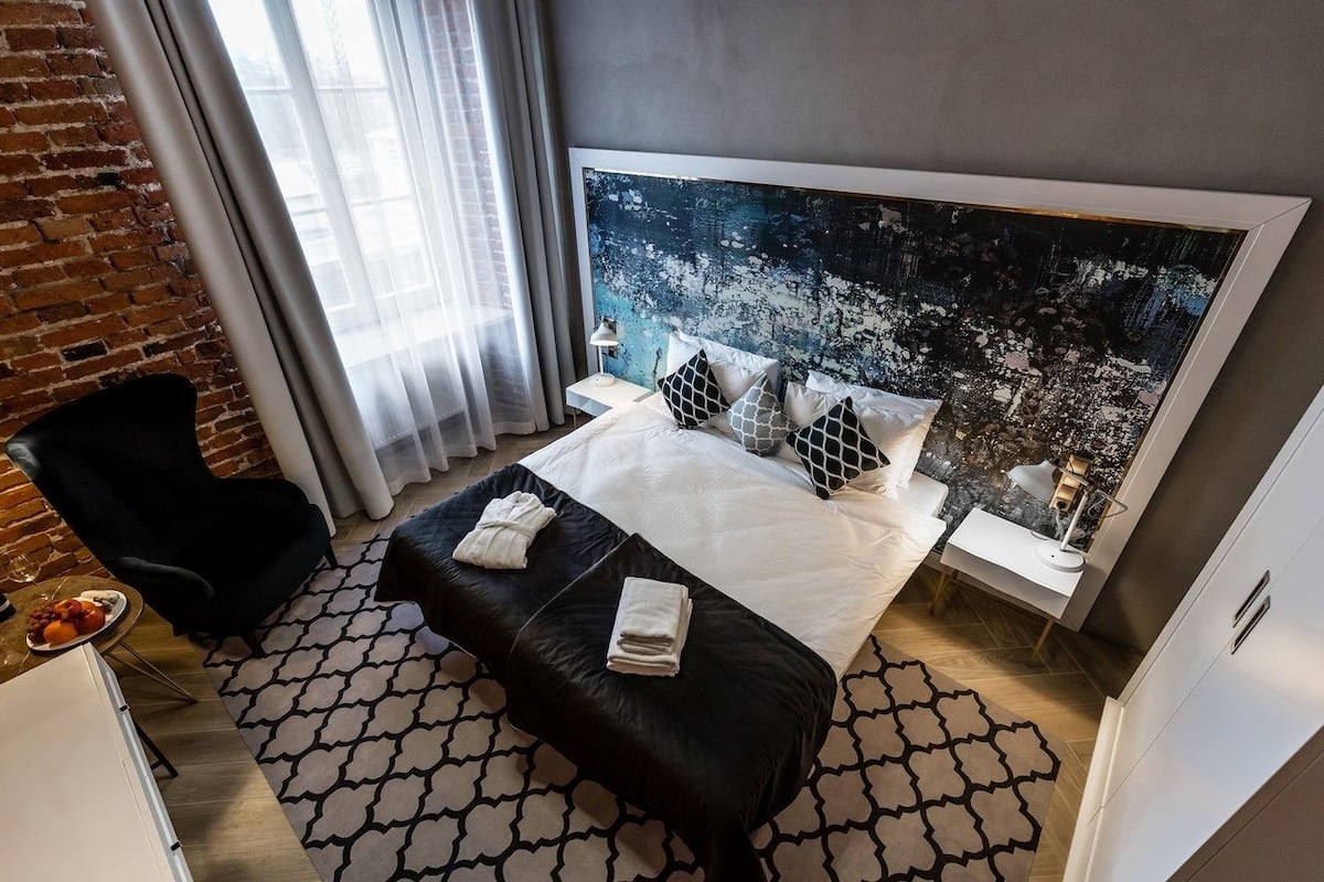 premium bedding, desk, iron/ironing board, free cots/infant beds