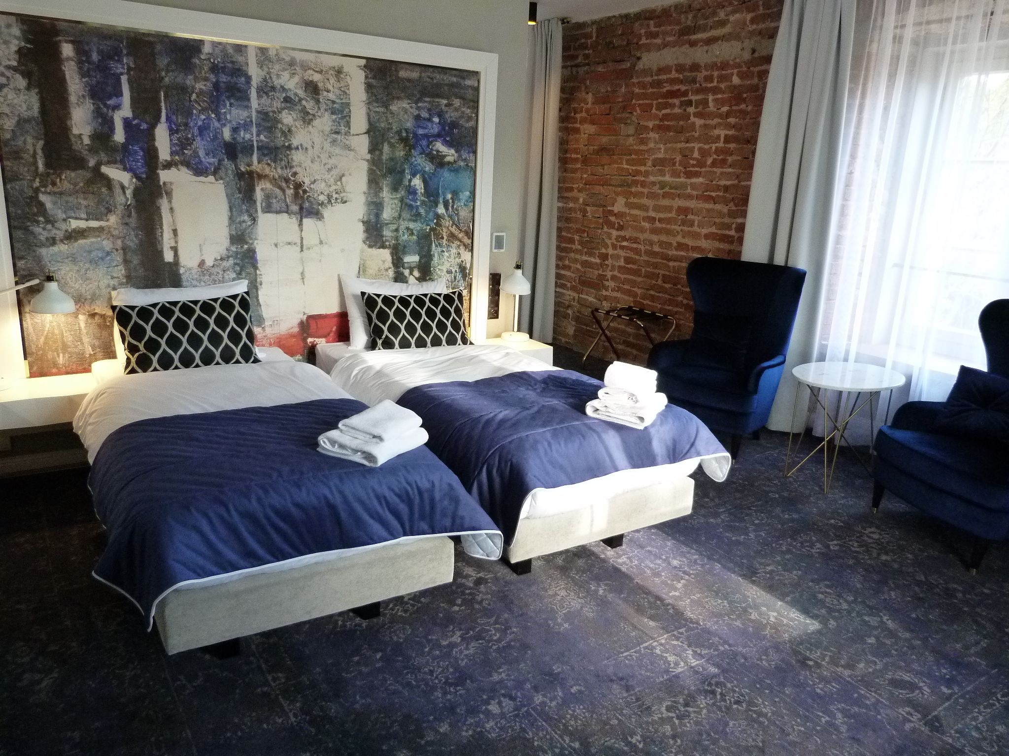 double or twin room | premium bedding, desk, iron/ironing board, free cots/infant beds