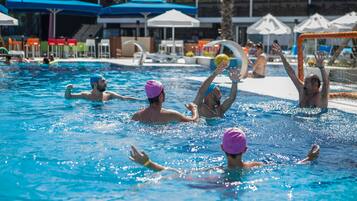 Indoor pool, 2 outdoor pools, open 6:00 AM to 7:30 PM, pool umbrellas