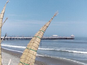 On the beach