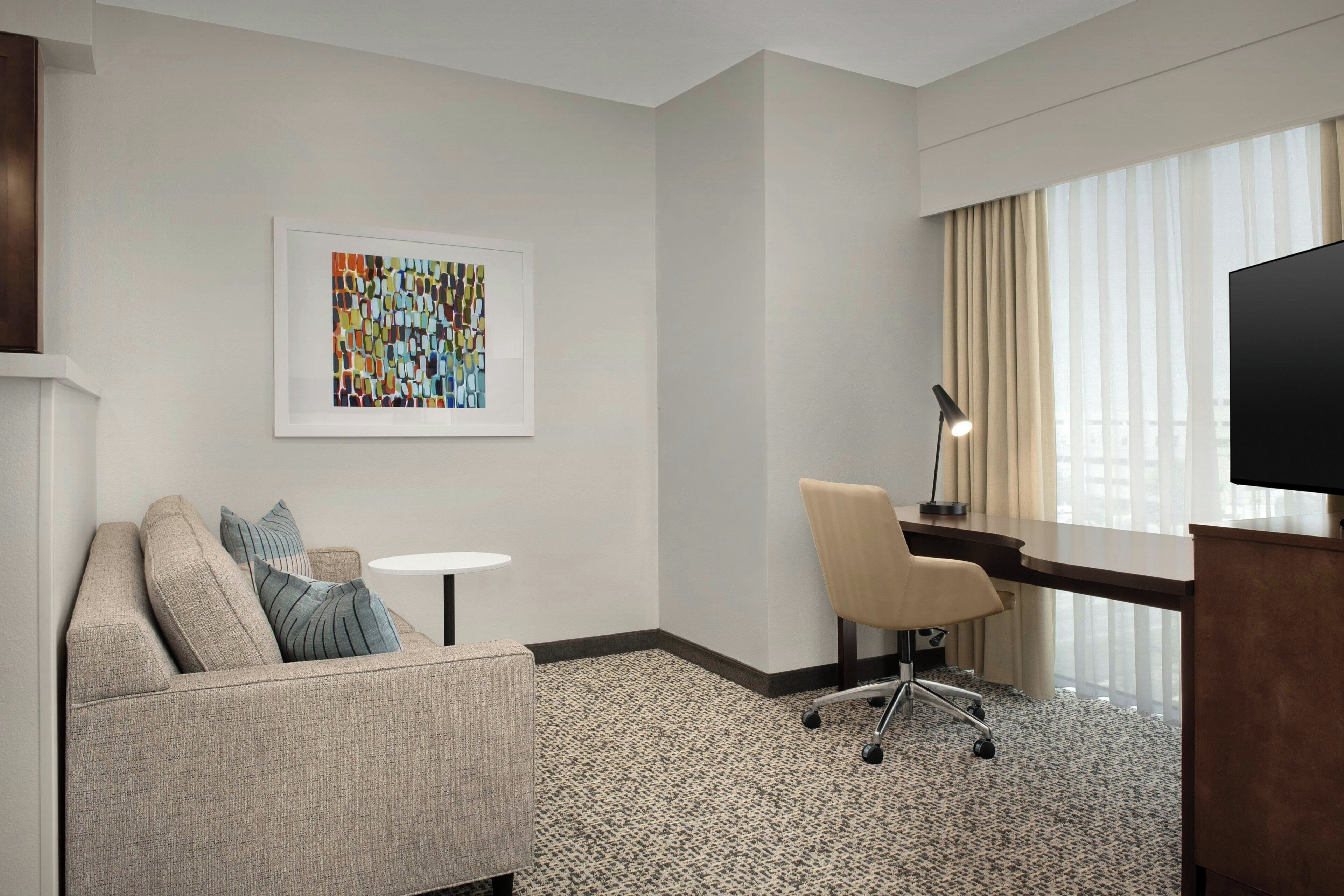 In-room safe, desk, iron/ironing board, free cribs/infant beds