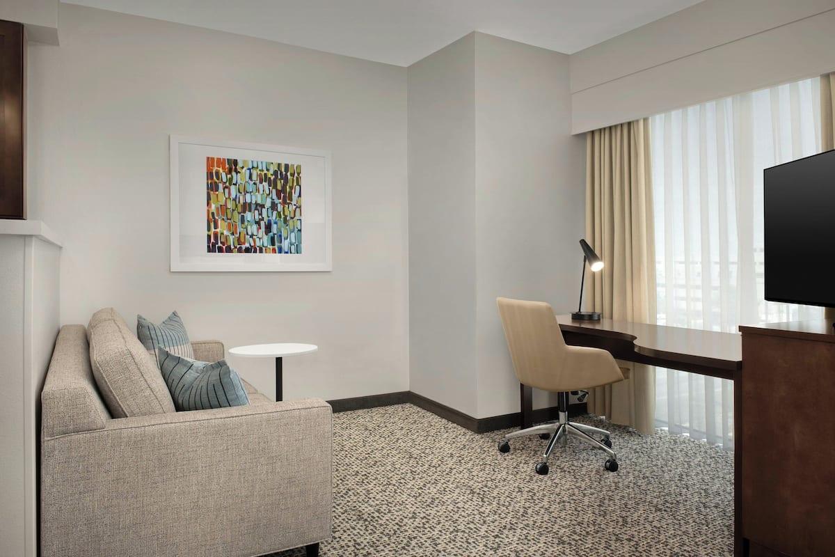 In-room safe, desk, iron/ironing board, free cribs/infant beds