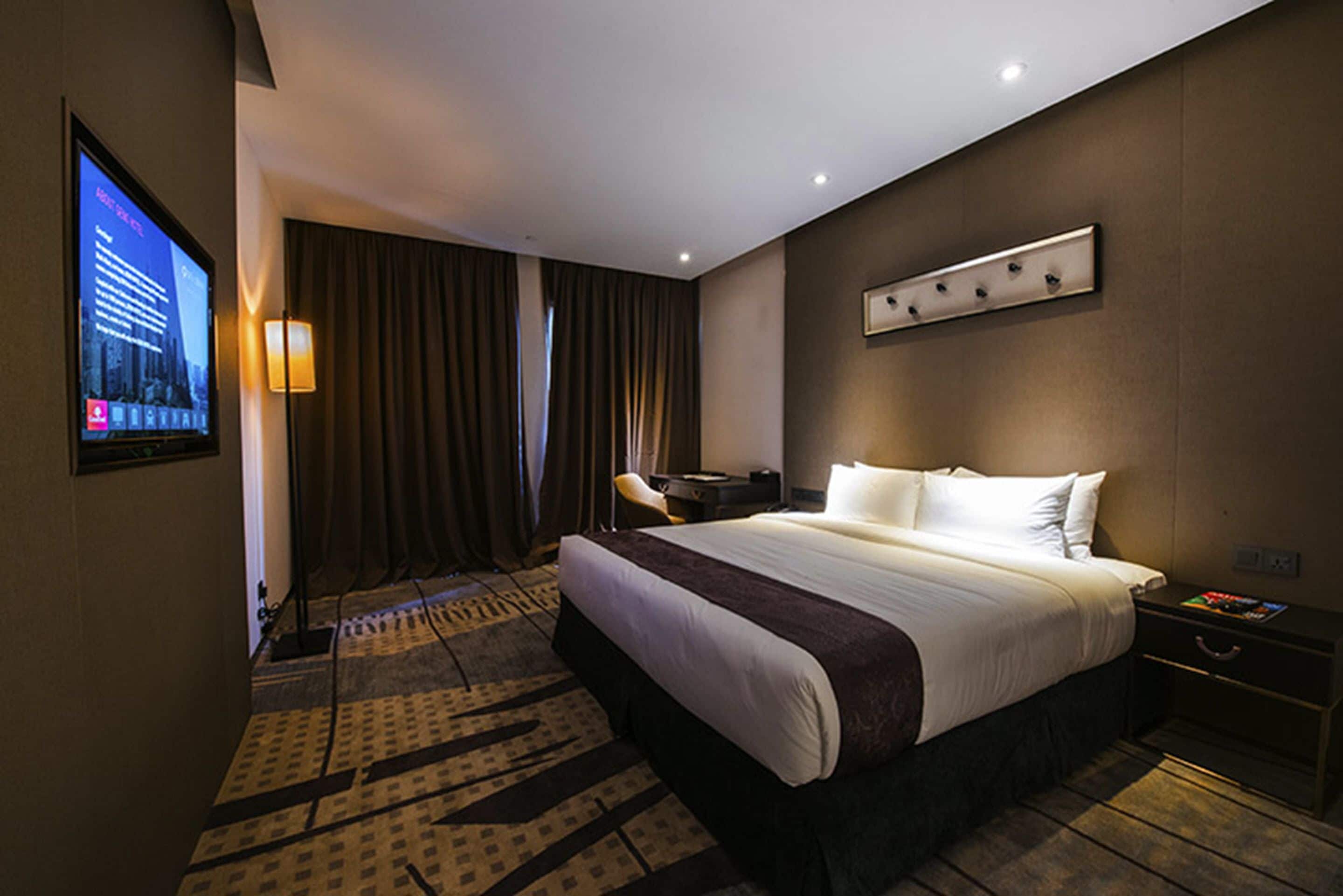 In-room safe, desk, blackout curtains, iron/ironing board