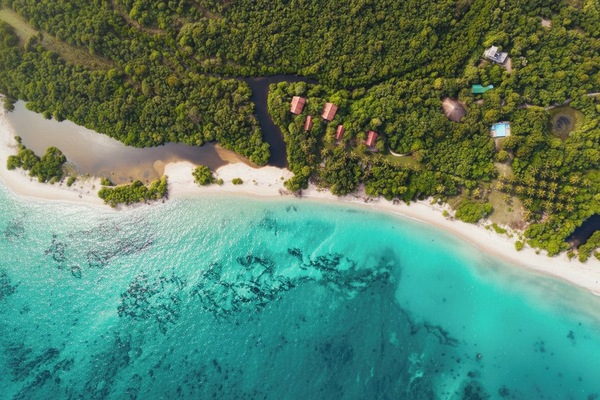 Private beach, scuba diving, beach yoga, fishing