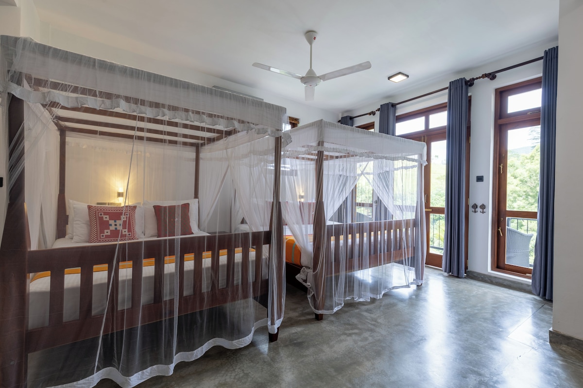 อพาร์ทเมนท์สำหรับครอบครัว, วิวภูเขา | 1 ห้องนอน, เครื่องนอนระดับพรีเมียม, โต๊ะทำงาน