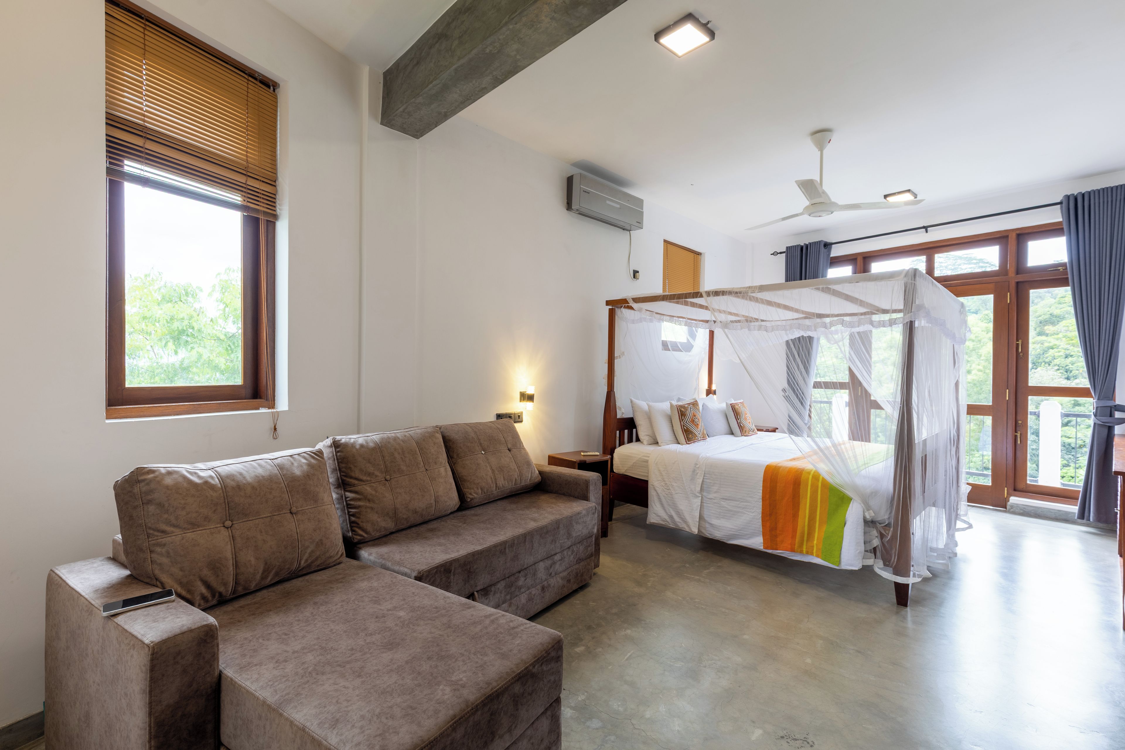 Deluxe Room with Mountain View & Private Rooftop Access | 1 bedroom, premium bedding, desk, laptop workspace