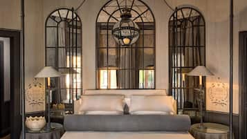 Garden Suite | Sábanas italianas Frette, ropa de cama de alta calidad y edredón