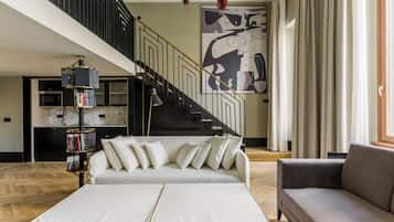 Familie maisonnette, 1 slaapkamer | Privékeuken | Een waterkoker, milieuvriendelijke schoonmaakproducten