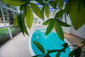 Indoor pool, outdoor pool