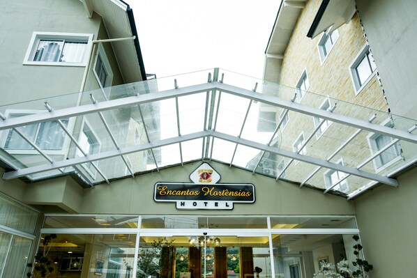 Majoituspaikan julkisivu