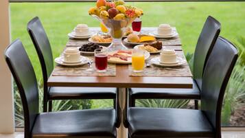 Free buffet breakfast