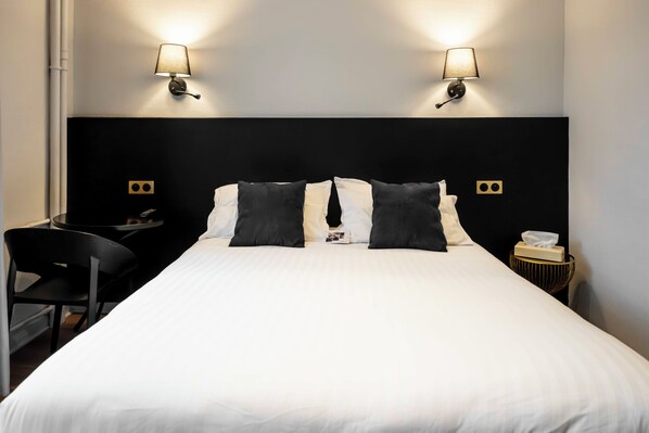 Literie de qualité supérieure, bureau, chambres insonorisées