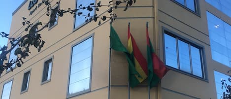 Overnatningsstedets facade