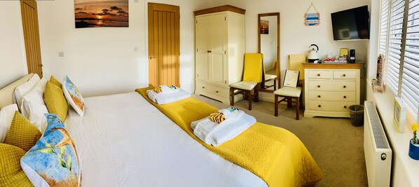 1 chambre, literie de qualité supérieure, décoration personnalisée