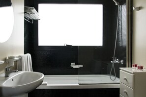 Ensemble douche/baignoire, baignoire relaxante profonde