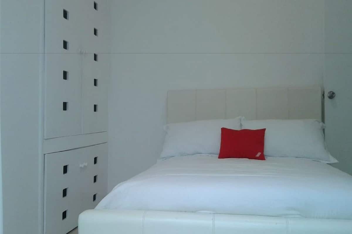 1 habitación y ropa de cama de alta calidad