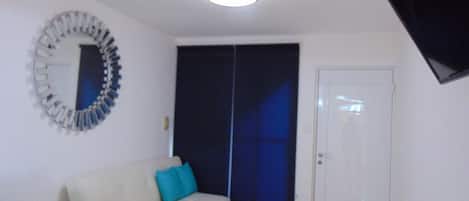 1 bilik tidur, peralatan tempat tidur premium, seterika/papan seterika