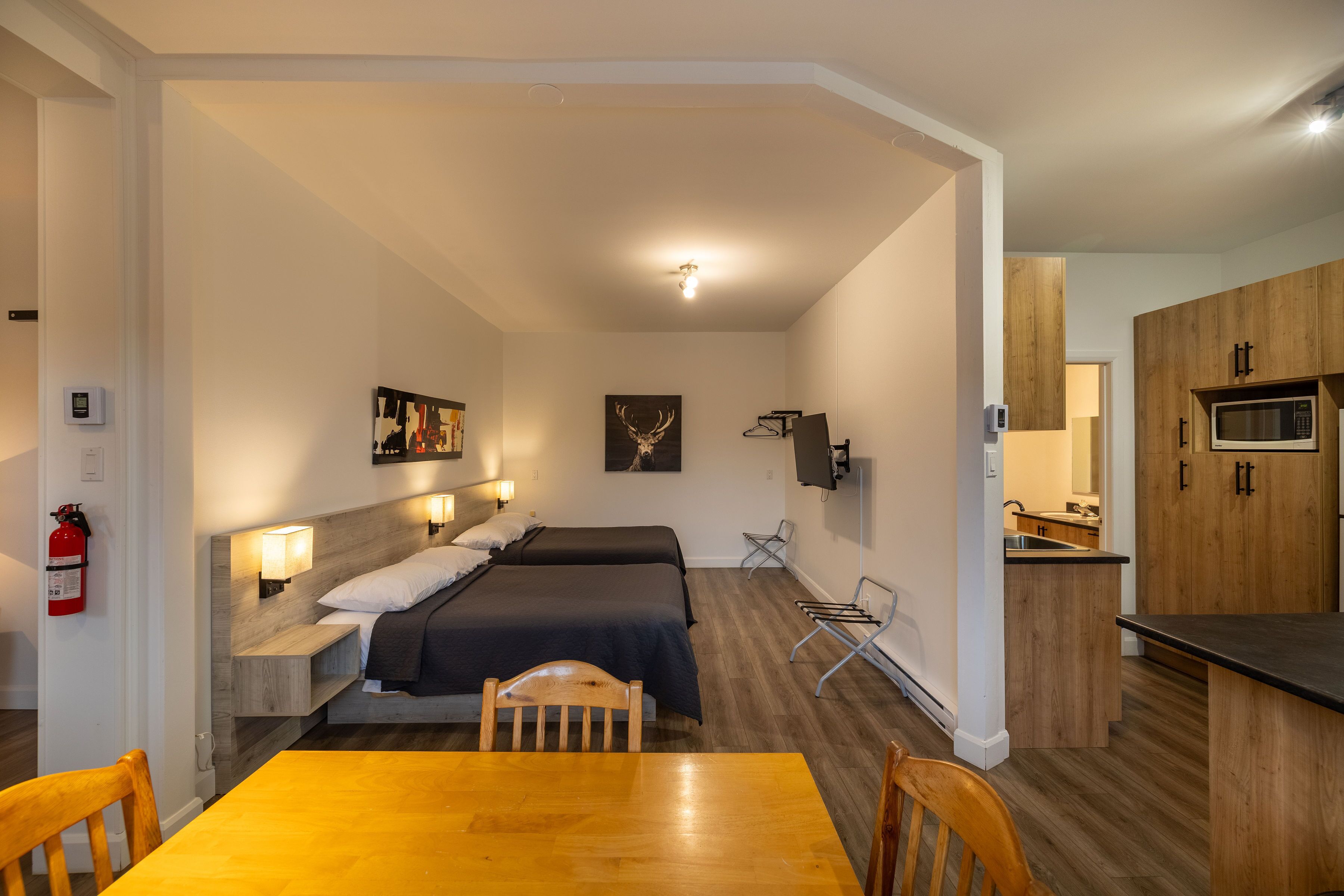 Appartement Standard, 2 lits doubles, cuisine | Salle à manger