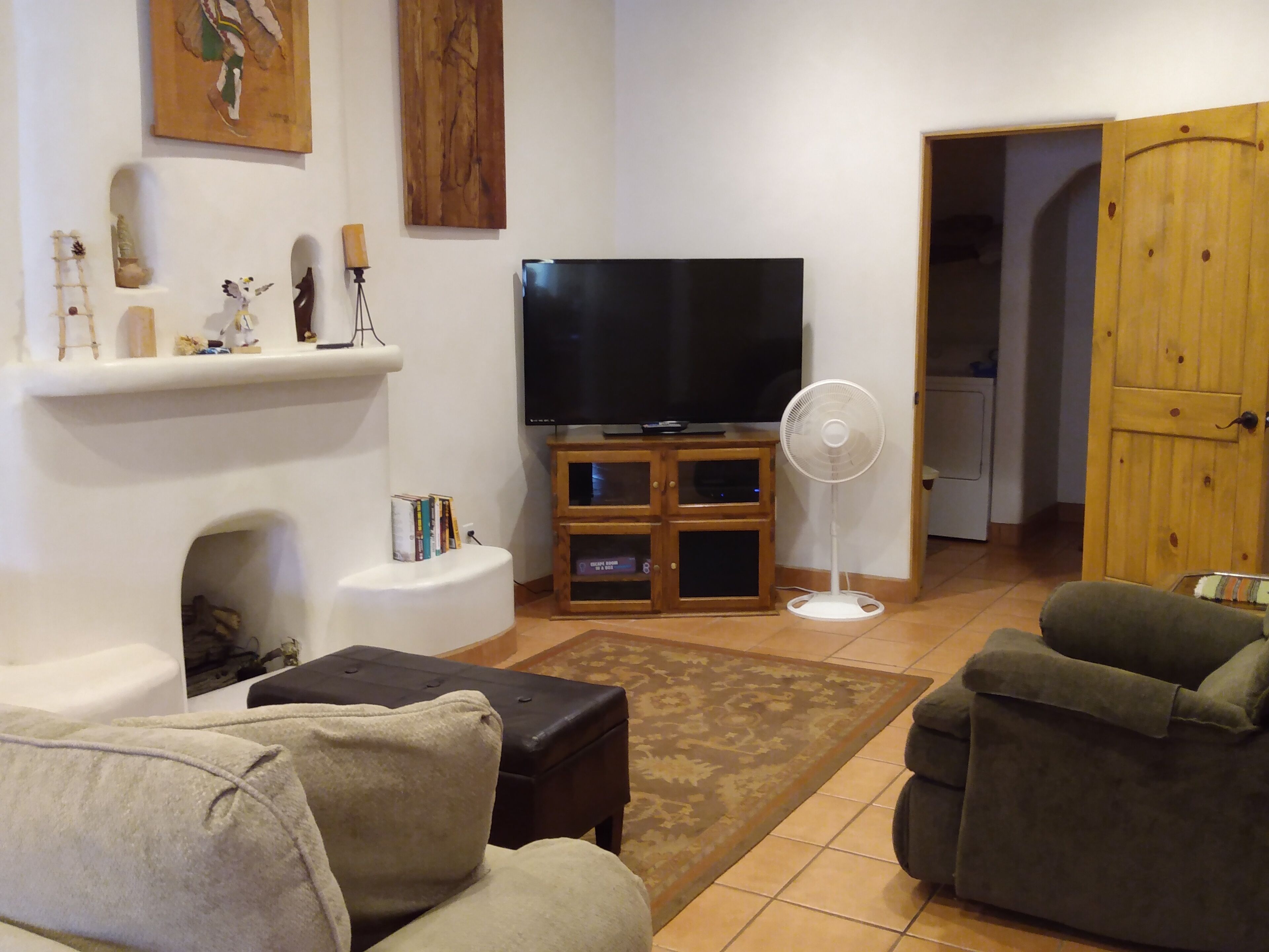 luxury villa, 3 bedrooms, kitchen, mountain view | living area | flat-screen tv, fireplace, dvd player