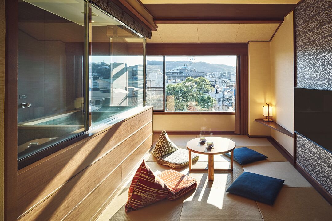 Premier Twin Room with Hot spring bath, Non Smoking | View from room