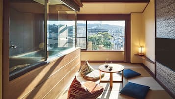 Premier Twin Room with Hot spring bath, Non Smoking | View from room