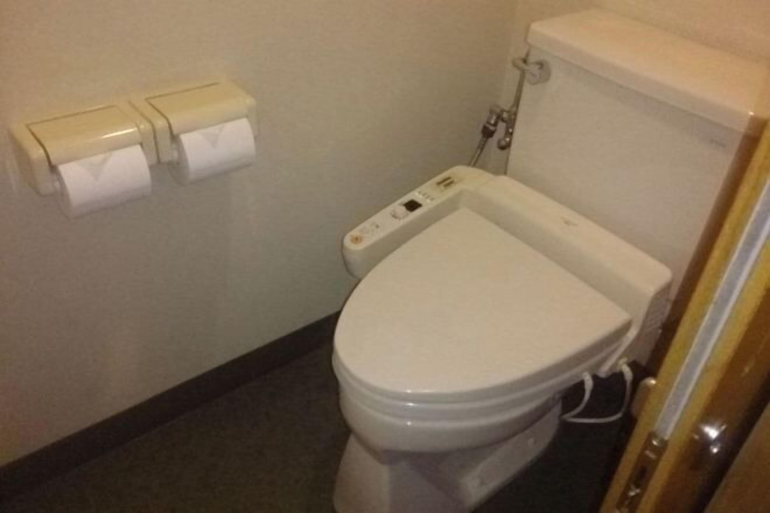 Hair dryer, slippers, electronic bidet