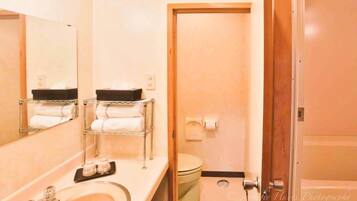 Free toiletries, hair dryer, slippers, towels