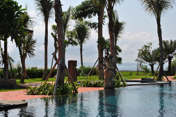 Outdoor wedding area