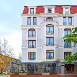 Voorkant van accommodatie