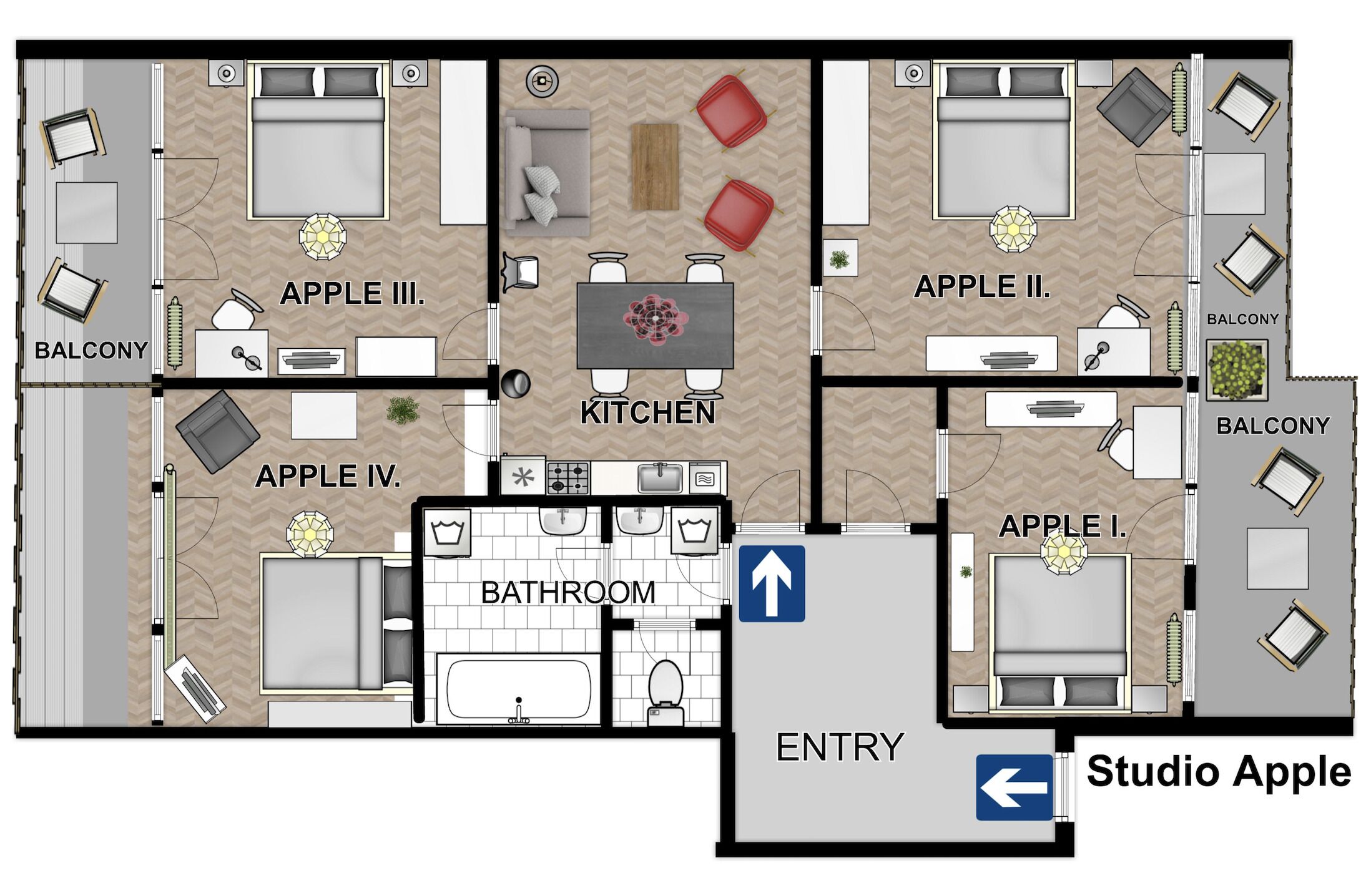 Foto - New Town - Apple Apartments
