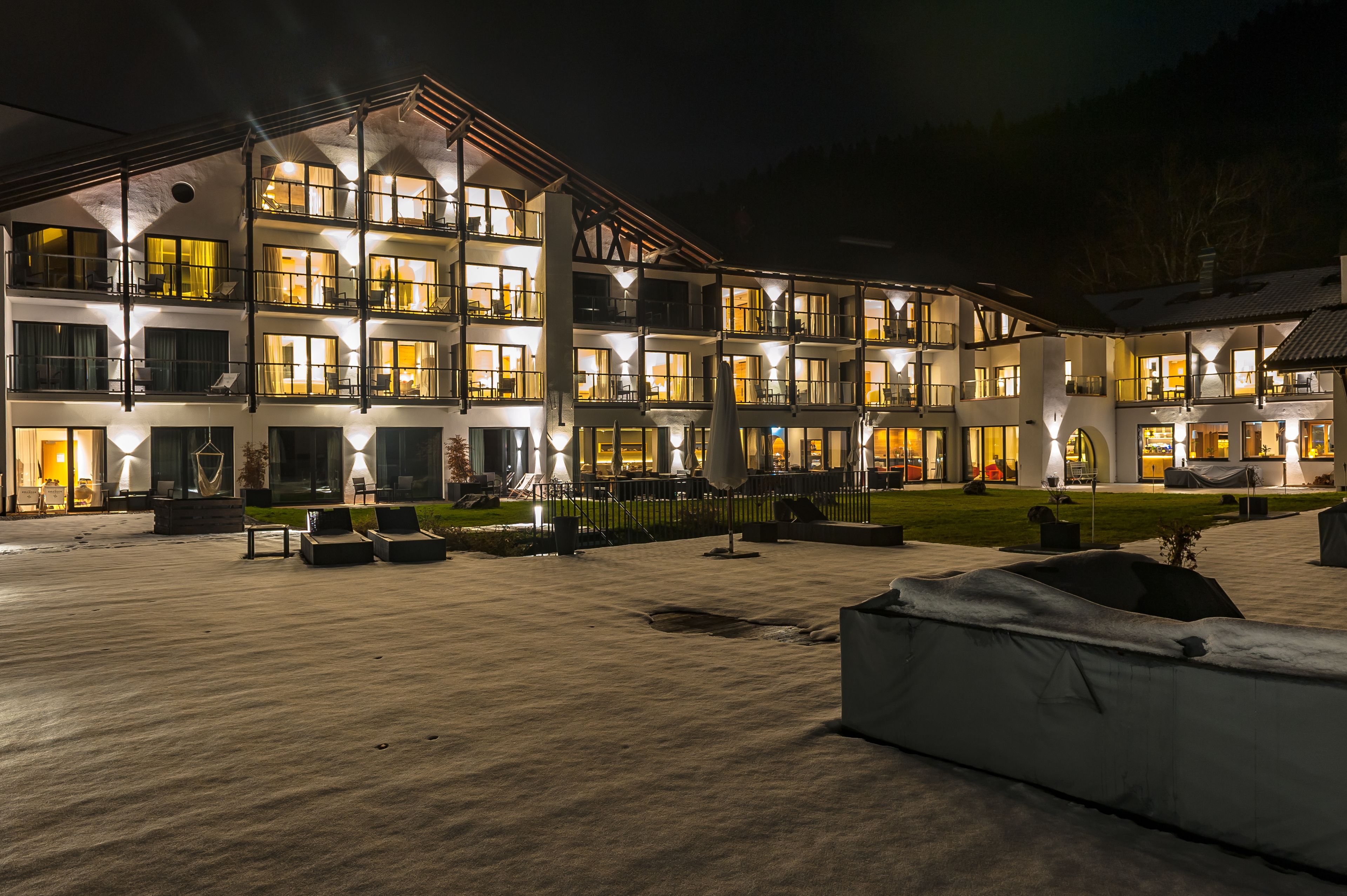 front of property – evening/night