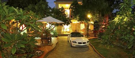 Blick von der Unterkunft