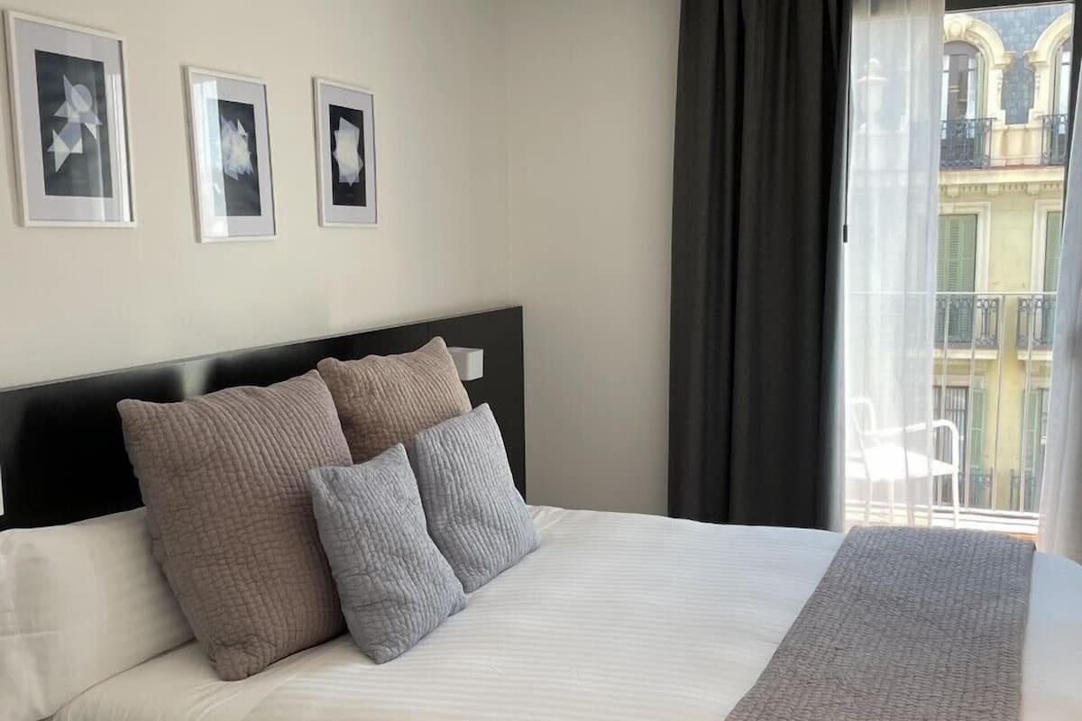 Design-lejlighed - 1 soveværelse | 1 soveværelse, premium-sengetøj, senge med madrasser af memory foam