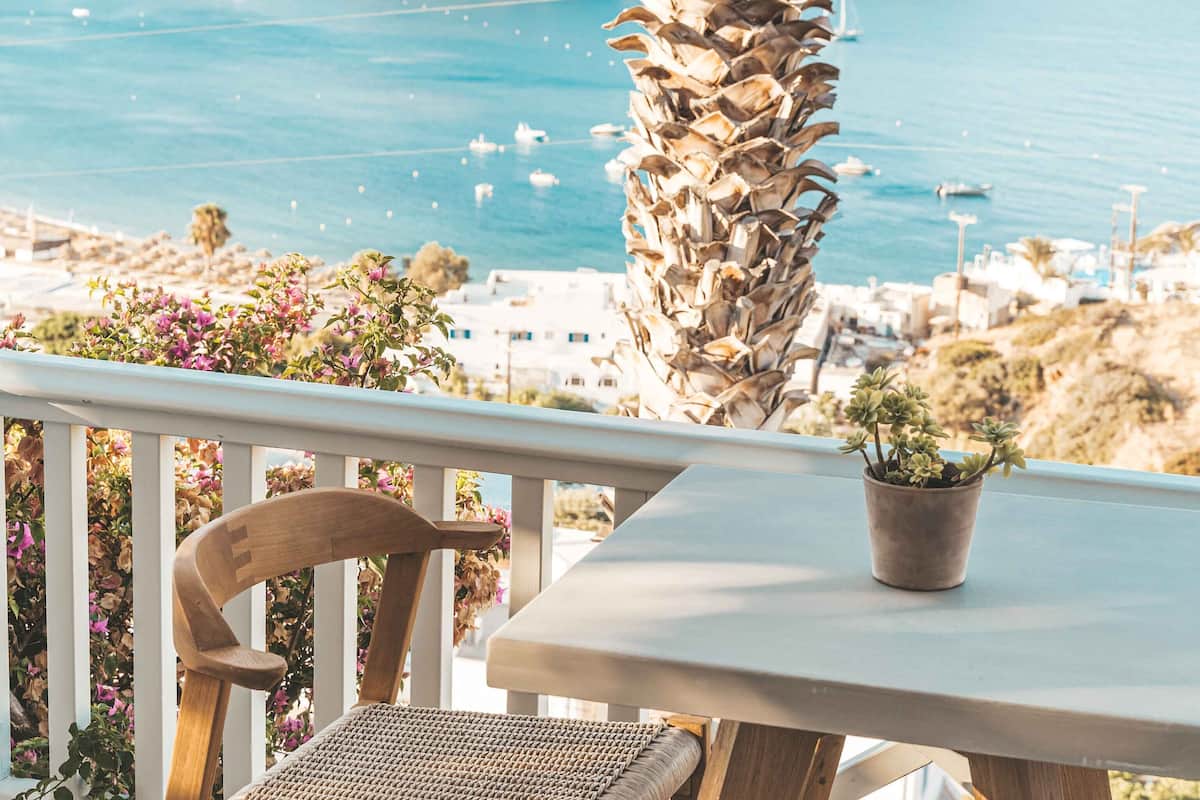 standard double room, sea view | view from room