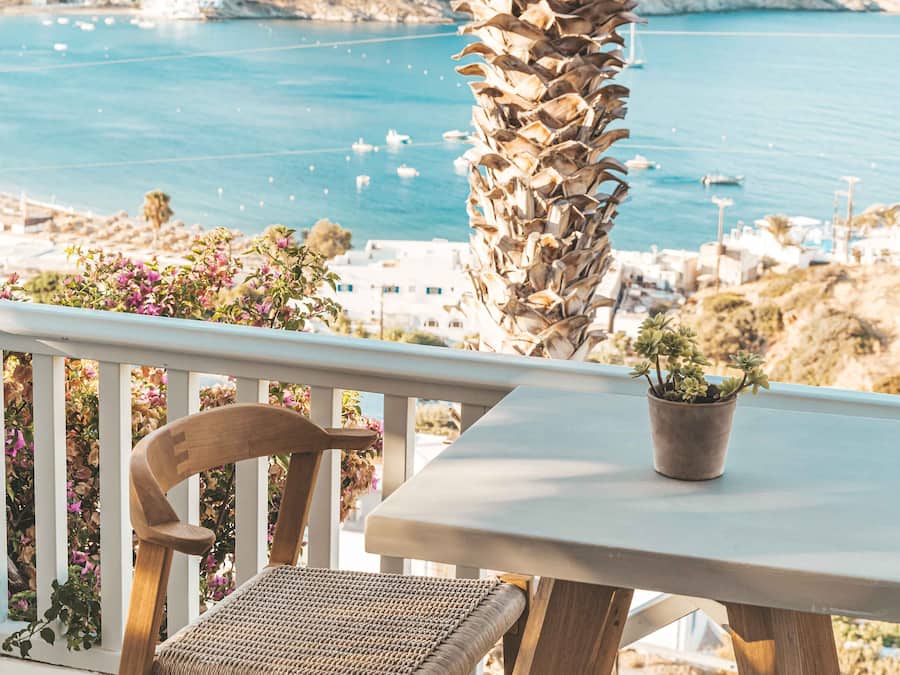 Habitación estándar doble, vistas al mar | Vistas desde la habitación