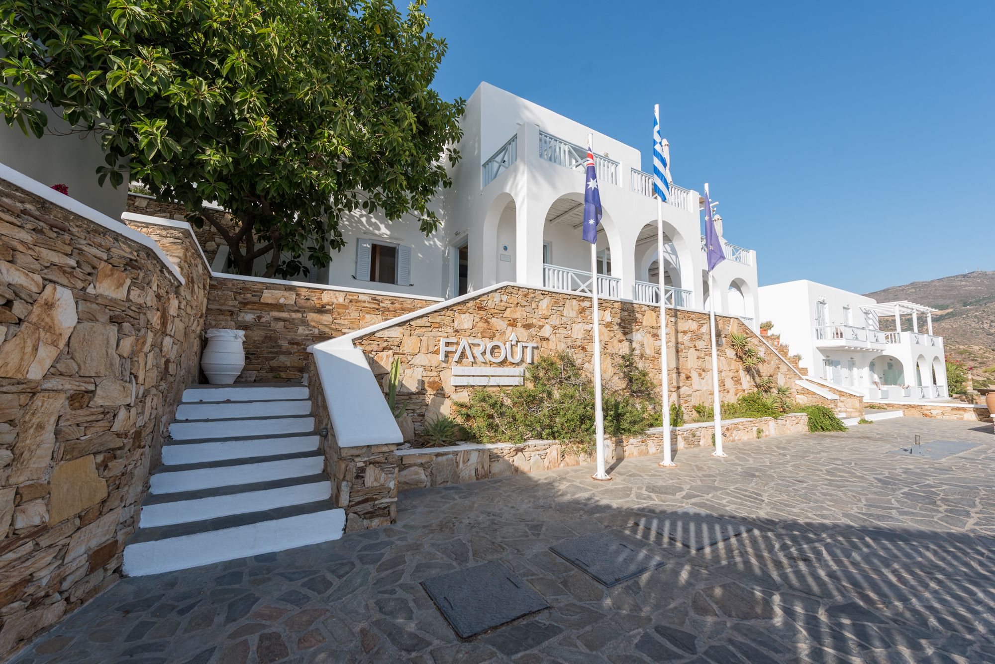 Fassade der Unterkunft