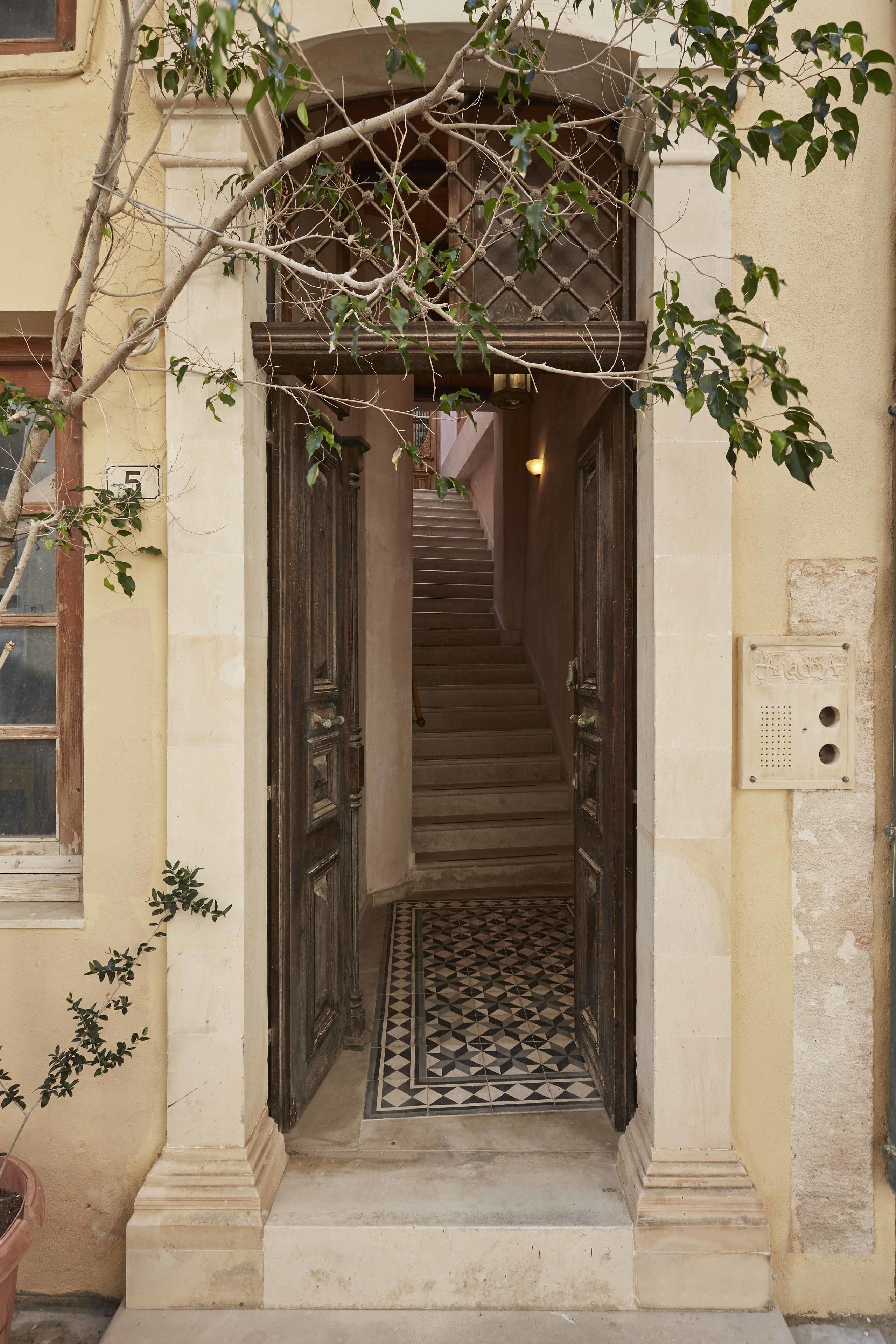 Lối vào nơi lưu trú