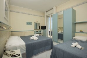 Triple Room, Balcony | Minibar, in-room safe, soundproofing, free cribs/infant beds - Hotel Arizona (Riccione)