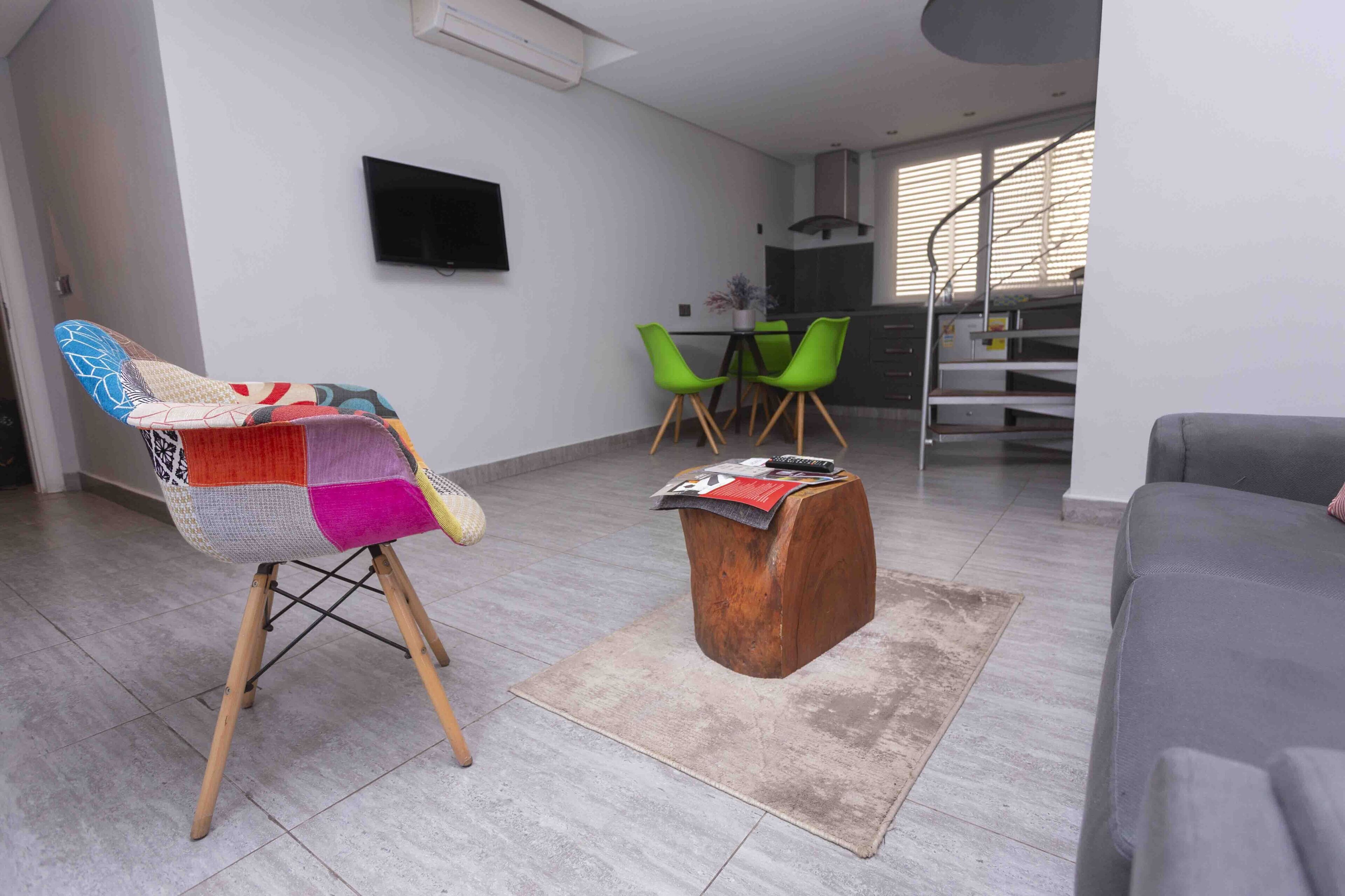 duplex | living area | lcd tv