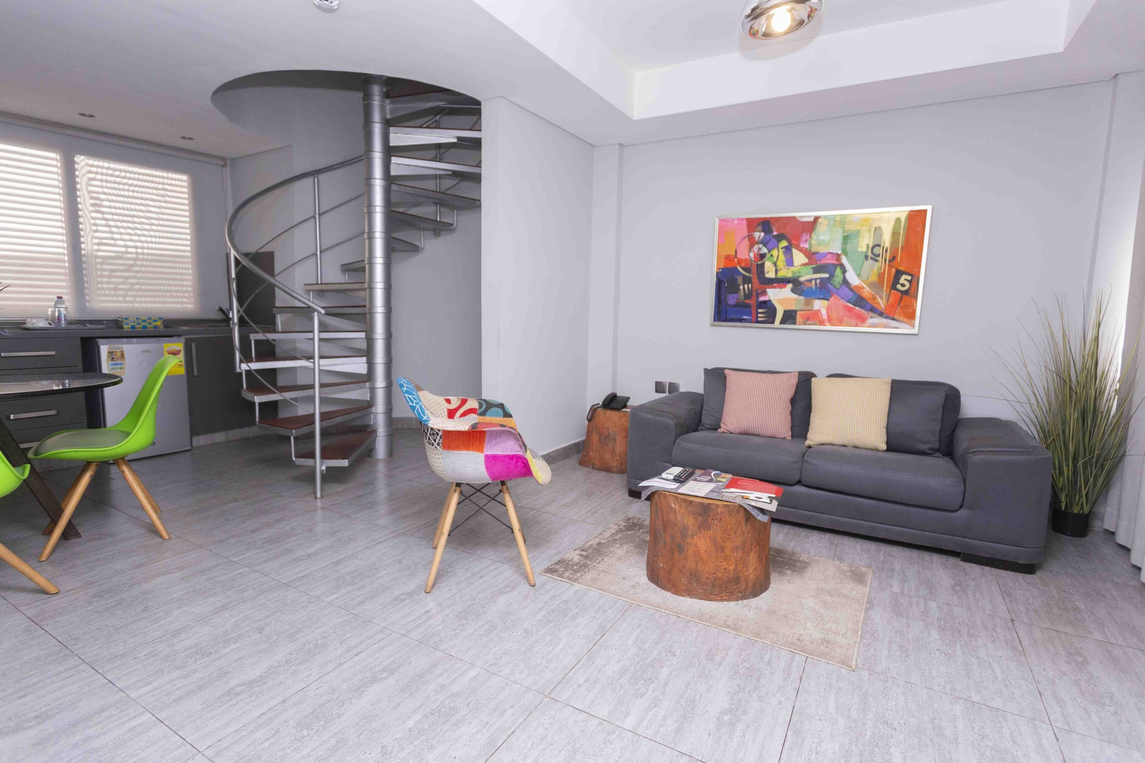 duplex | living area | lcd tv